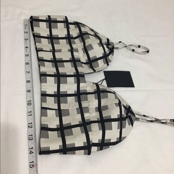 Revolve X NBD Gingham Bralette Crop Top New With Tag Size Medium - Picture 9 of 10
